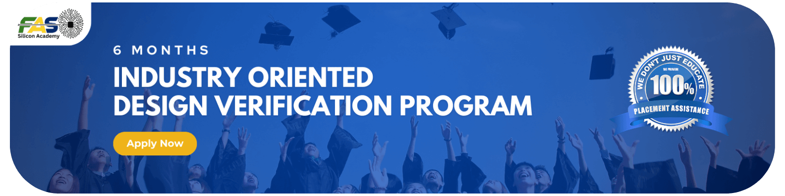6 Months Industry Oriented Design Verification Program Banner 